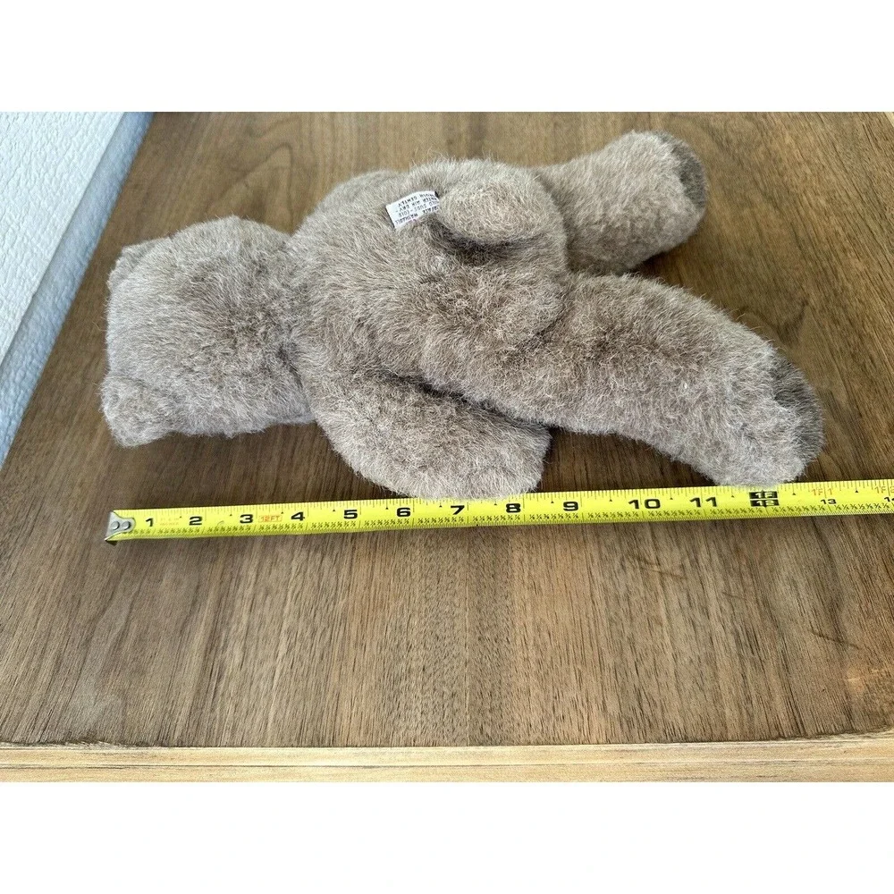 Vintage‎ GUND Plush Bear Brown Teddy 1986 Light Brown Stuffed Animal